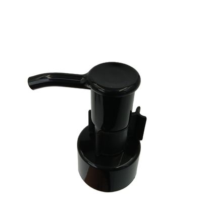 Un bon prix. Commande personnalisée 24/410 pompe à huile noire et blanche pompe à lotion en plastique avec boucle en ligne